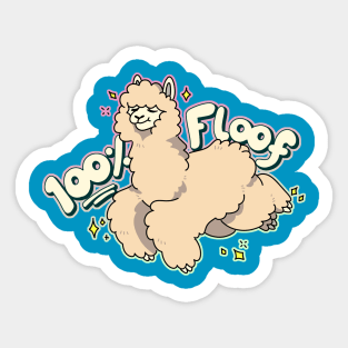 100 Percent Floof Sticker